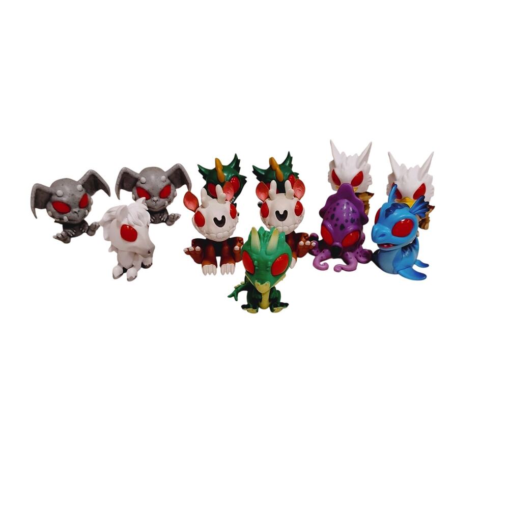 Cryptkins 2" Mini Action Figures Lot of 12 Vinyl Figures Only- No Cards